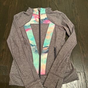 Multicolor Zip-Up Jacket